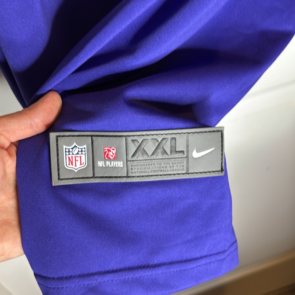 NWT NFL Players Size XXL Justin Jefferson 18 Football Alternate Game Jersey - Picture 9 of 12